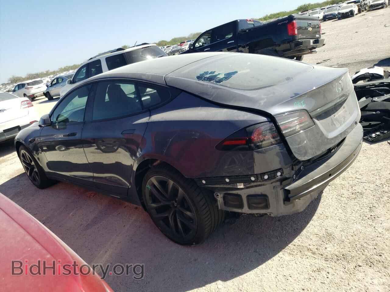 2022 TESLA MODEL S - VIN: 5YJSA1E51NF493955 - Фото 2