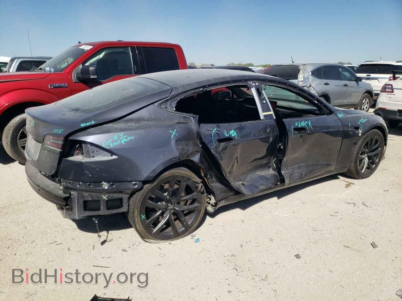 2022 TESLA MODEL S - VIN: 5YJSA1E51NF493955 - Фото 3