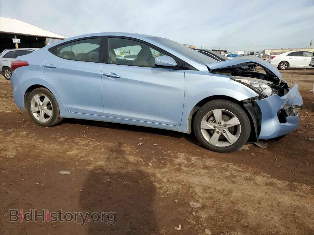 2012 HYUNDAI ELANTRA - VIN: KMHDH4AE2CU244186 - Фото 4