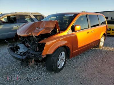 2011 Dodge CARAVAN Grand Cara, оранжевый — VIN 2D4RN5DG9BR792383, Copart