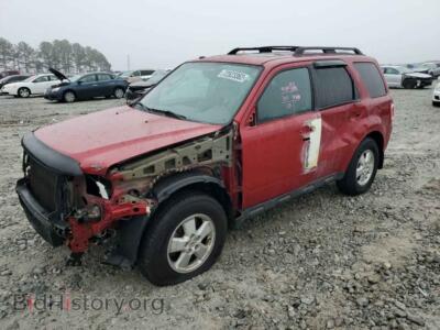 2010 Ford ESCAPE Escape XLT, красный — VIN 1FMCU0DG0AKB66416, Copart