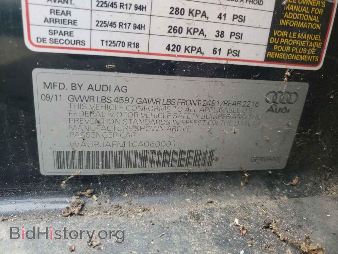 2012 AUDI A3 - VIN: WAUBJAFM1CA060001 - Photo 12