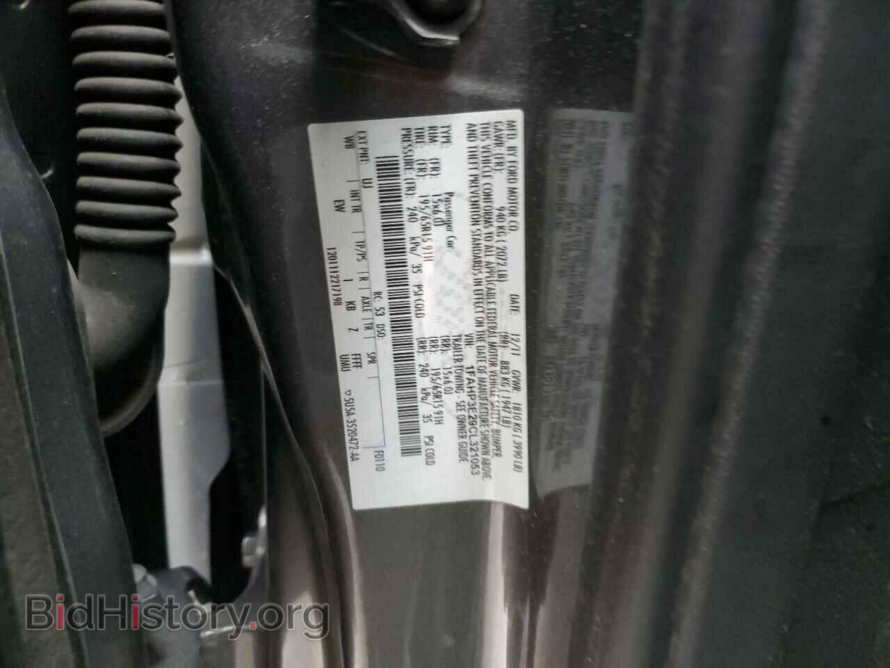 2012 FORD FOCUS - VIN: 1FAHP3E29CL321053 - Фото 12