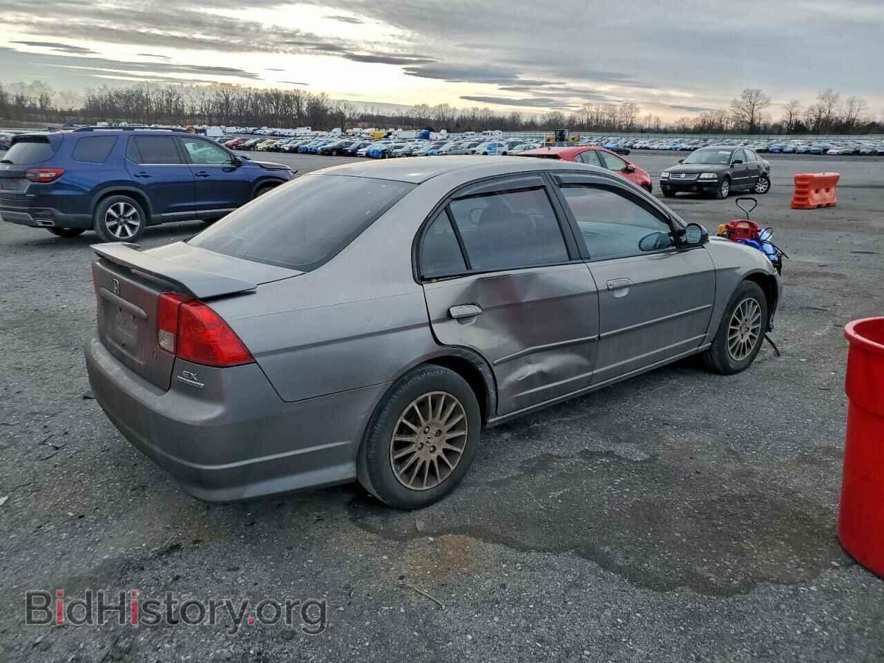 2005 HONDA CIVIC - VIN: 2HGES26715H629867 - Фото 3