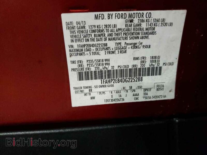 2013 Ford TAURUS (VIN 1FAHP2E84DG225288) — photo 12 of 12