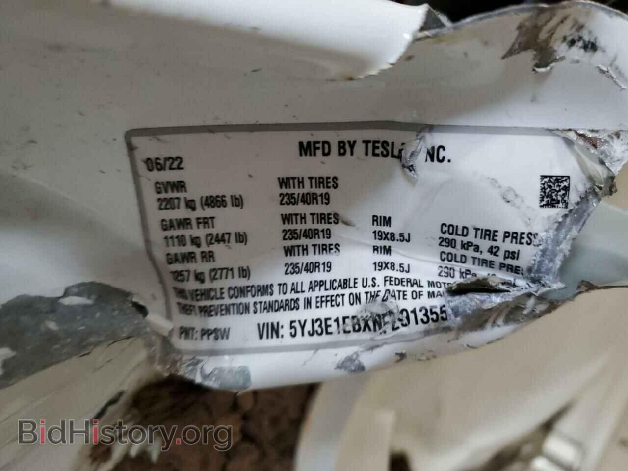 2022 TESLA MODEL 3 - VIN: 5YJ3E1EBXNF291355 - Photo 13