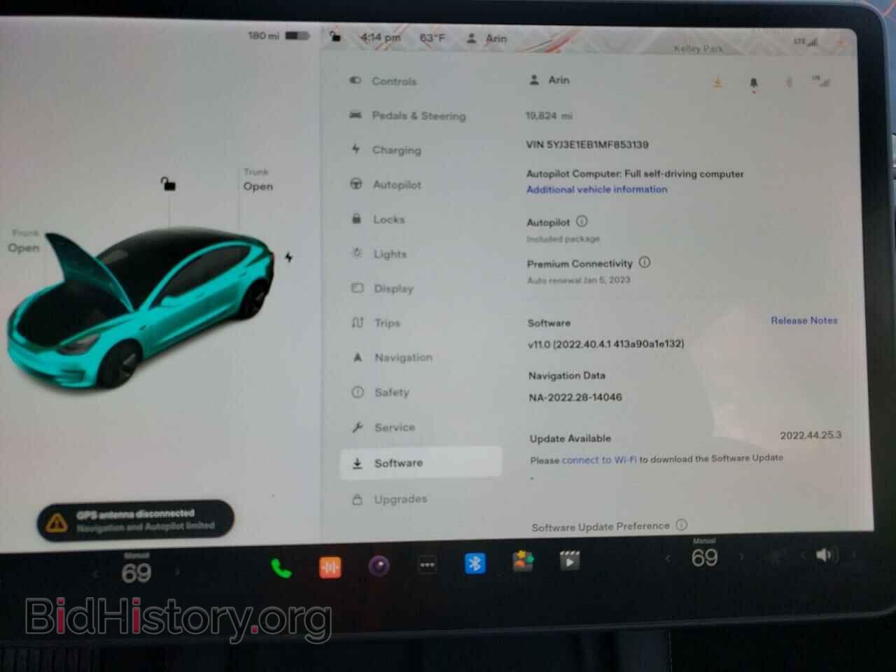 2021 TESLA MODEL 3 - VIN: 5YJ3E1EB1MF853139 - Фото 9