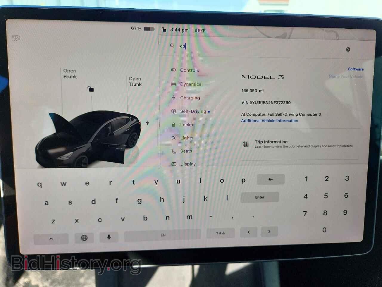 2022 TESLA MODEL 3 - VIN: 5YJ3E1EA4NF372360 - Photo 9