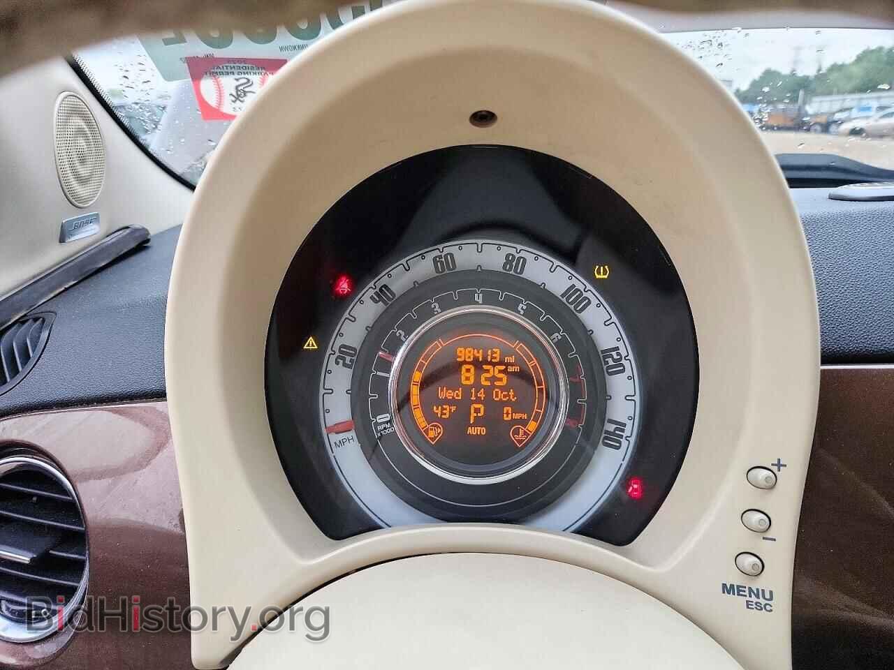 2012 Fiat 500 (VIN 3C3CFFER3CT127052) — photo 9 of 12
