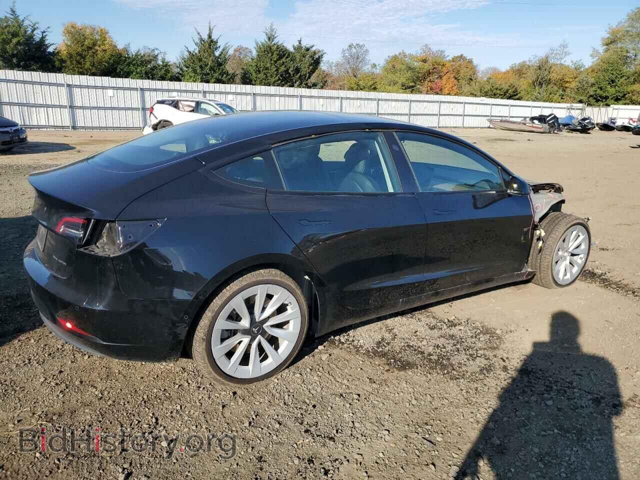 2022 TESLA MODEL 3 - VIN: 5YJ3E1EB7NF196428 - Фото 3