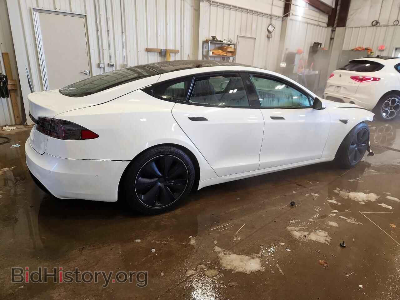 2022 TESLA MODEL S - VIN: 5YJSA1E54NF460173 - Фото 3