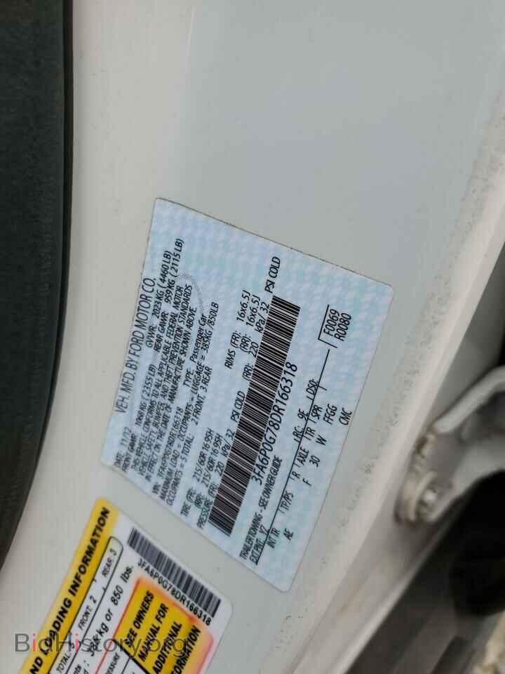 2013 FORD FUSION - VIN: 3FA6P0G78DR166318 - Photo 12