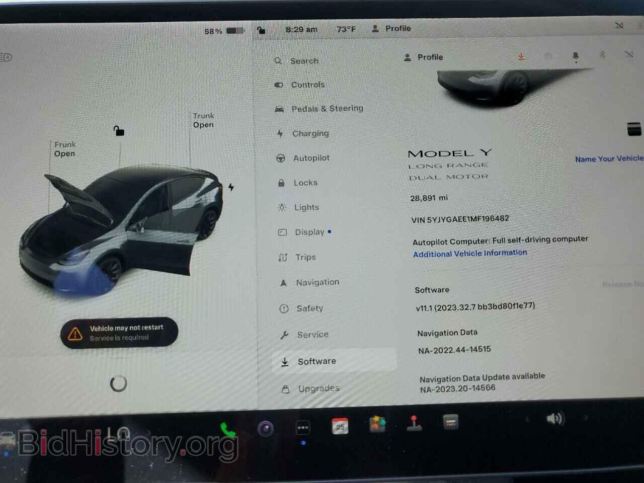 2021 TESLA MODEL Y - VIN: 5YJYGAEE1MF196482 - Photo 9