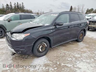 2014 Mitsubishi OUTLANDER GT, черный — VIN JA4JZ4AX3EZ605480, Copart