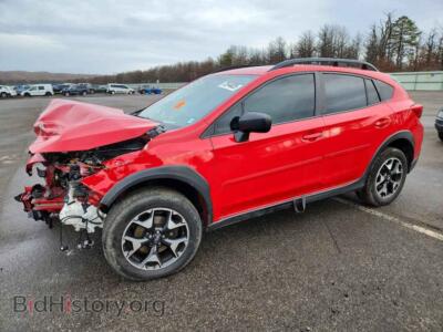 2020 Subaru CROSSTREK, red — VIN JF2GTABC8L8215216, Copart