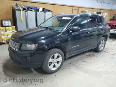 2014 Jeep COMPASS Latitude, черный — VIN 1C4NJDEB4ED765653, Copart