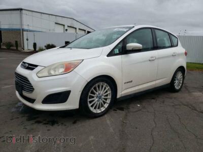 2013 Ford CMAX SE, white — VIN 1FADP5AU5DL502346, Copart