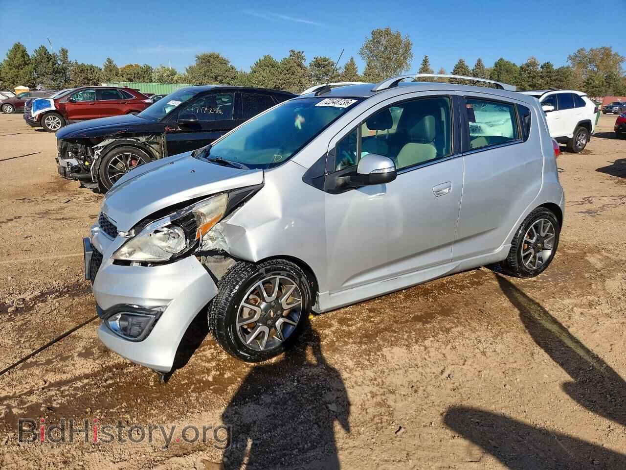 2014 Chevrolet SPARK 2LT (VIN KL8CF6S97EC400209) — photo 1 of 13, Copart, damage: front end