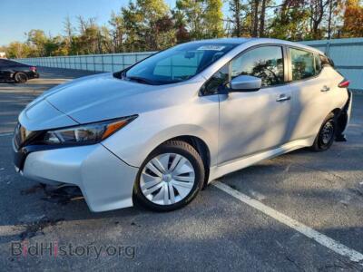 2023 Nissan LEAF S, silver — VIN 1N4AZ1BV3PC554432, Copart