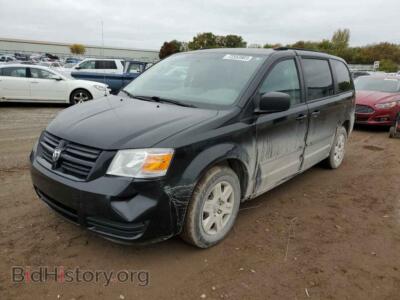 2010 Dodge CARAVAN Grand Cara, black — VIN 2D4RN4DE1AR147699, Copart
