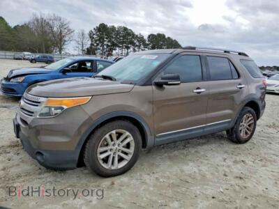 2015 Ford EXPLORER XLT, коричневый — VIN 1FM5K7D83FGB16460, Copart