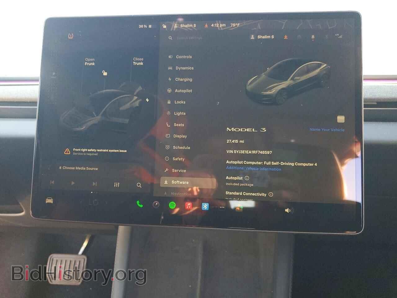 2024 TESLA MODEL 3 - VIN: 5YJ3E1EA1RF748597 - Photo 9