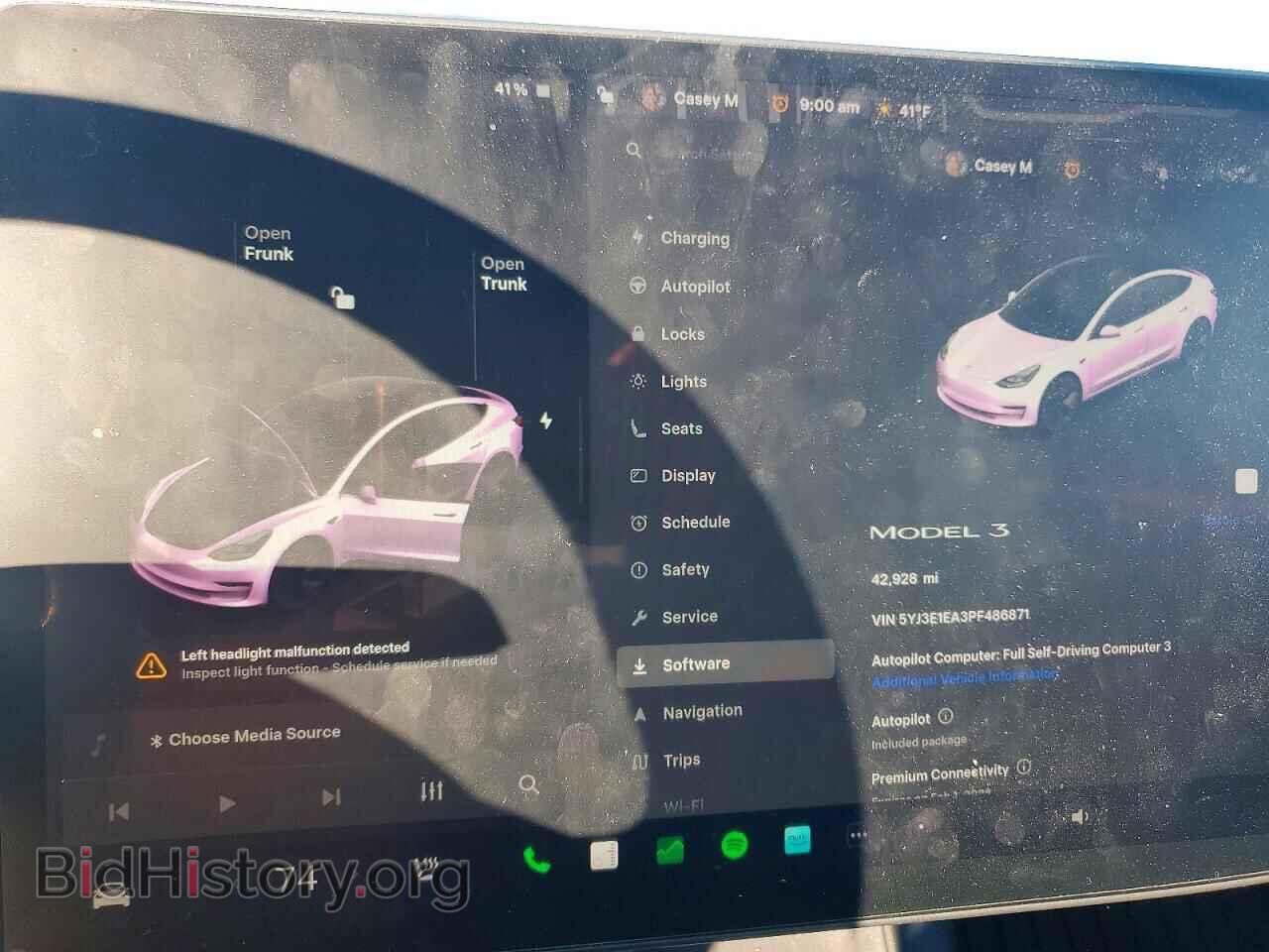 2023 TESLA MODEL 3 - VIN: 5YJ3E1EA3PF486871 - Photo 9