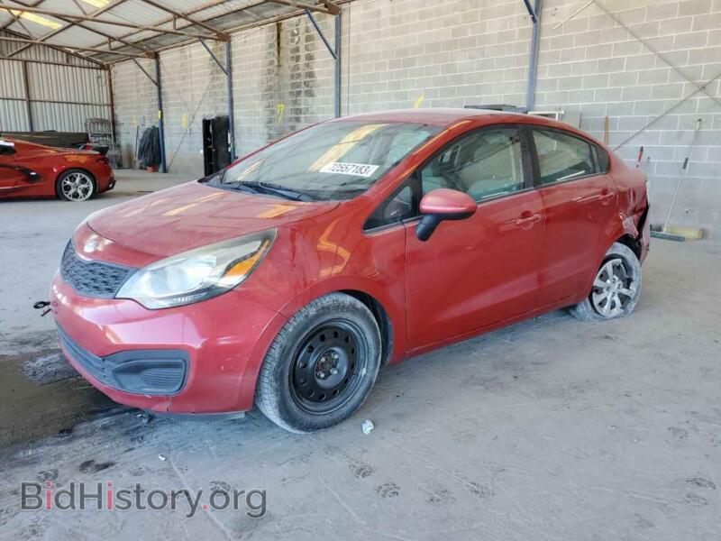 2014 Kia RIO (VIN KNADM4A31E6389030) — photo 1 of 12, Copart, damage: rear end