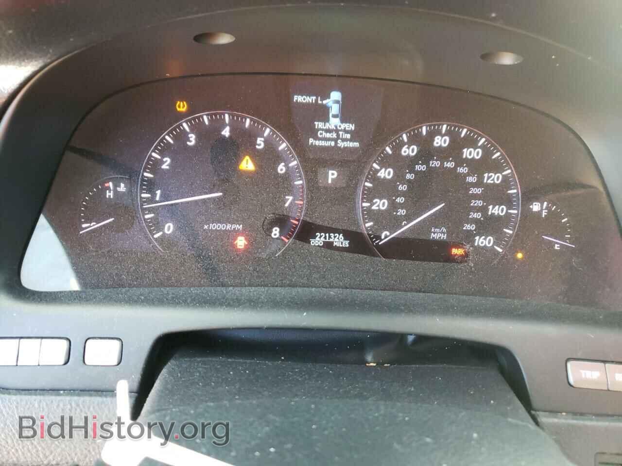 2007 LEXUS LS460 - VIN: JTHGL46F275009416 - Фото 9