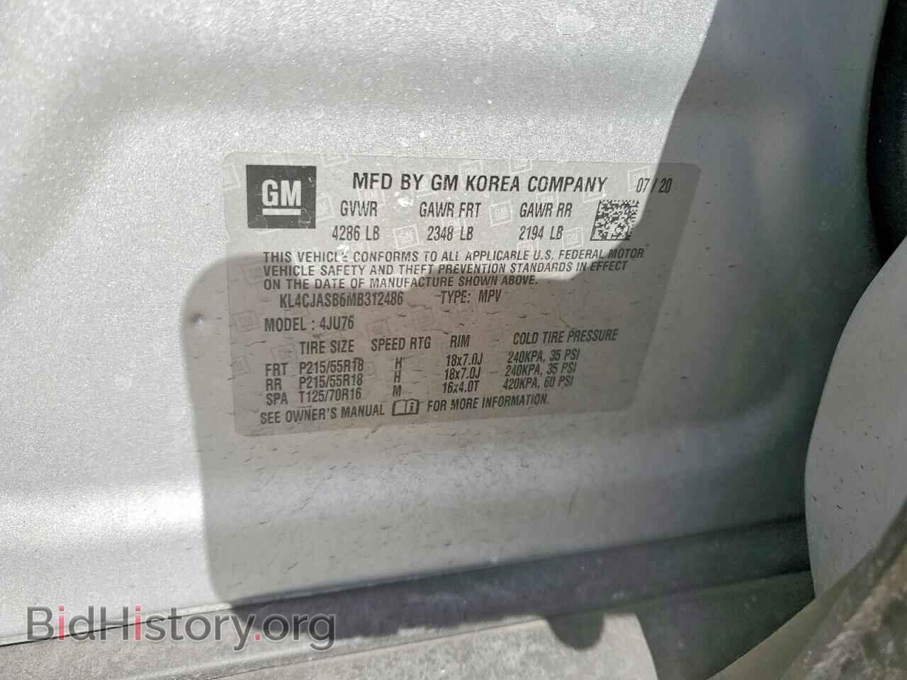 2021 BUICK ENCORE - VIN: KL4CJASB6MB312486 - Photo 13