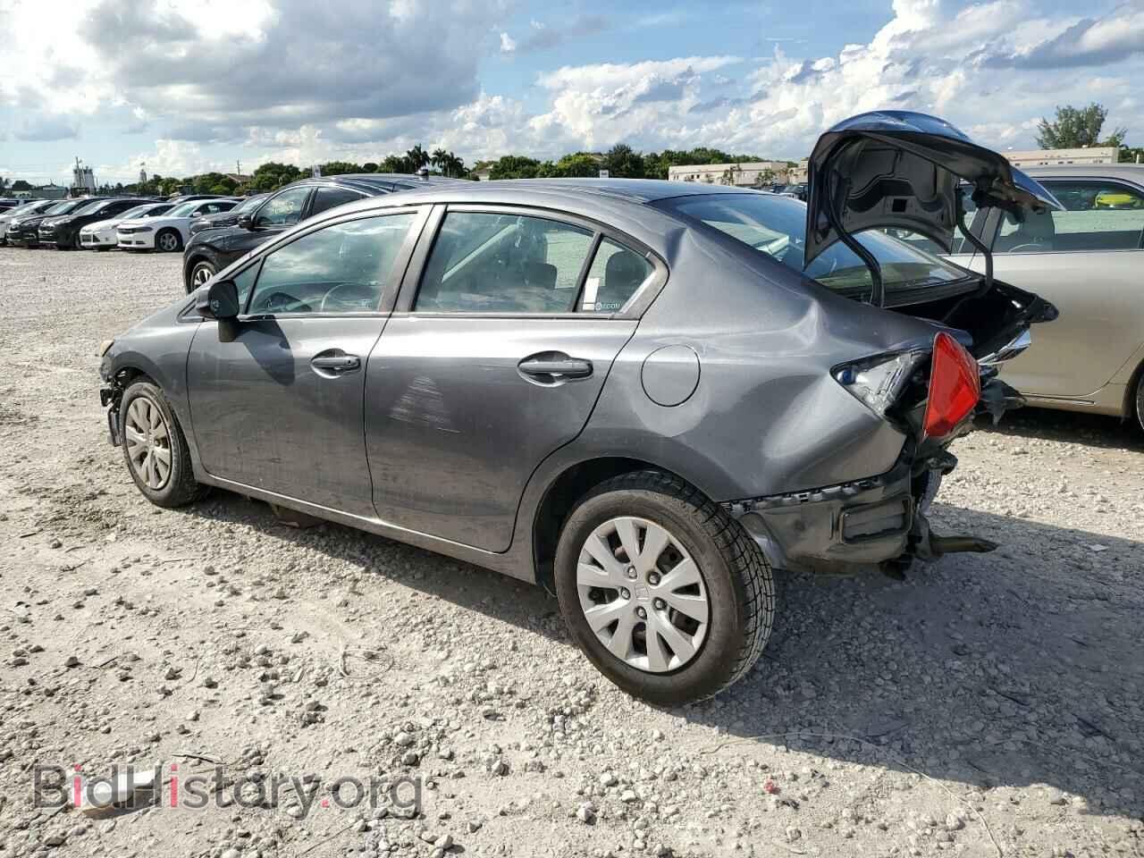 2012 HONDA CIVIC - VIN: 19XFB2F57CE106654 - Фото 2