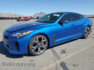 2018 Kia STINGER GT2, синий — VIN KNAE55LC1J6020330, Copart