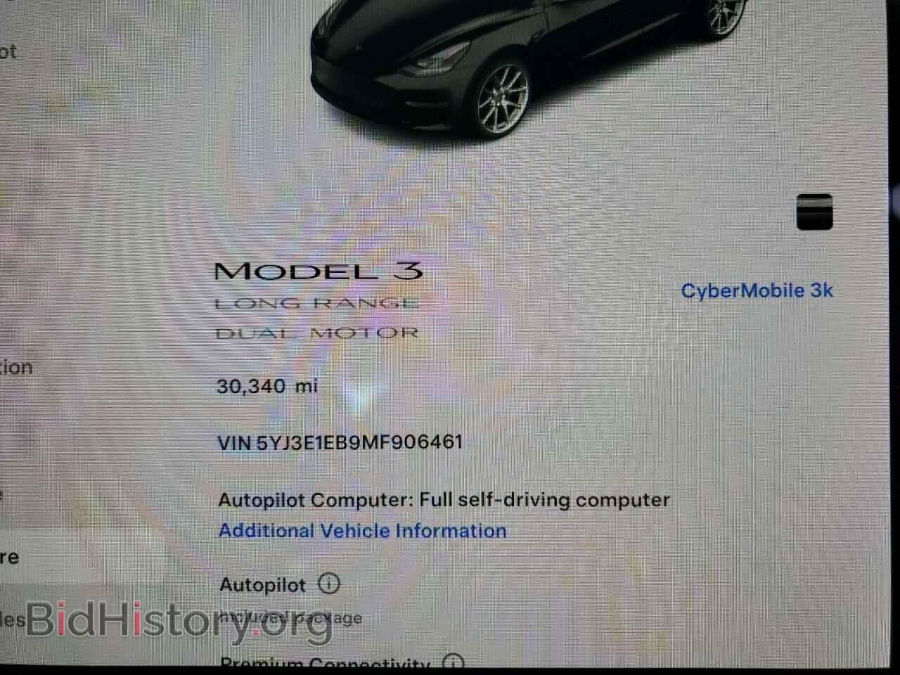 2021 TESLA MODEL 3 - VIN: 5YJ3E1EB9MF906461 - Photo 9