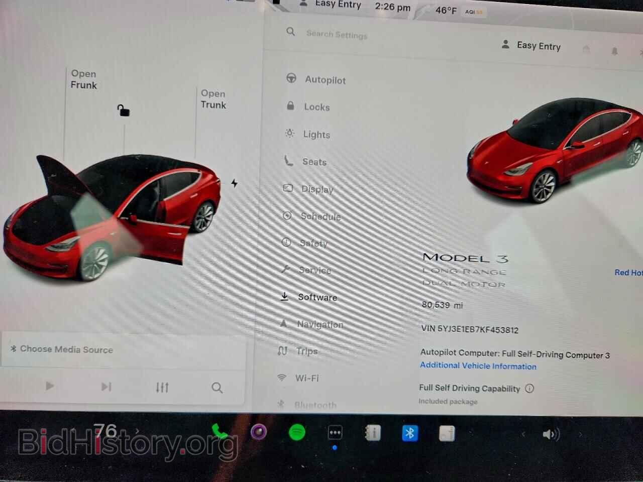 2019 TESLA MODEL 3 - VIN: 5YJ3E1EB7KF453812 - Photo 9