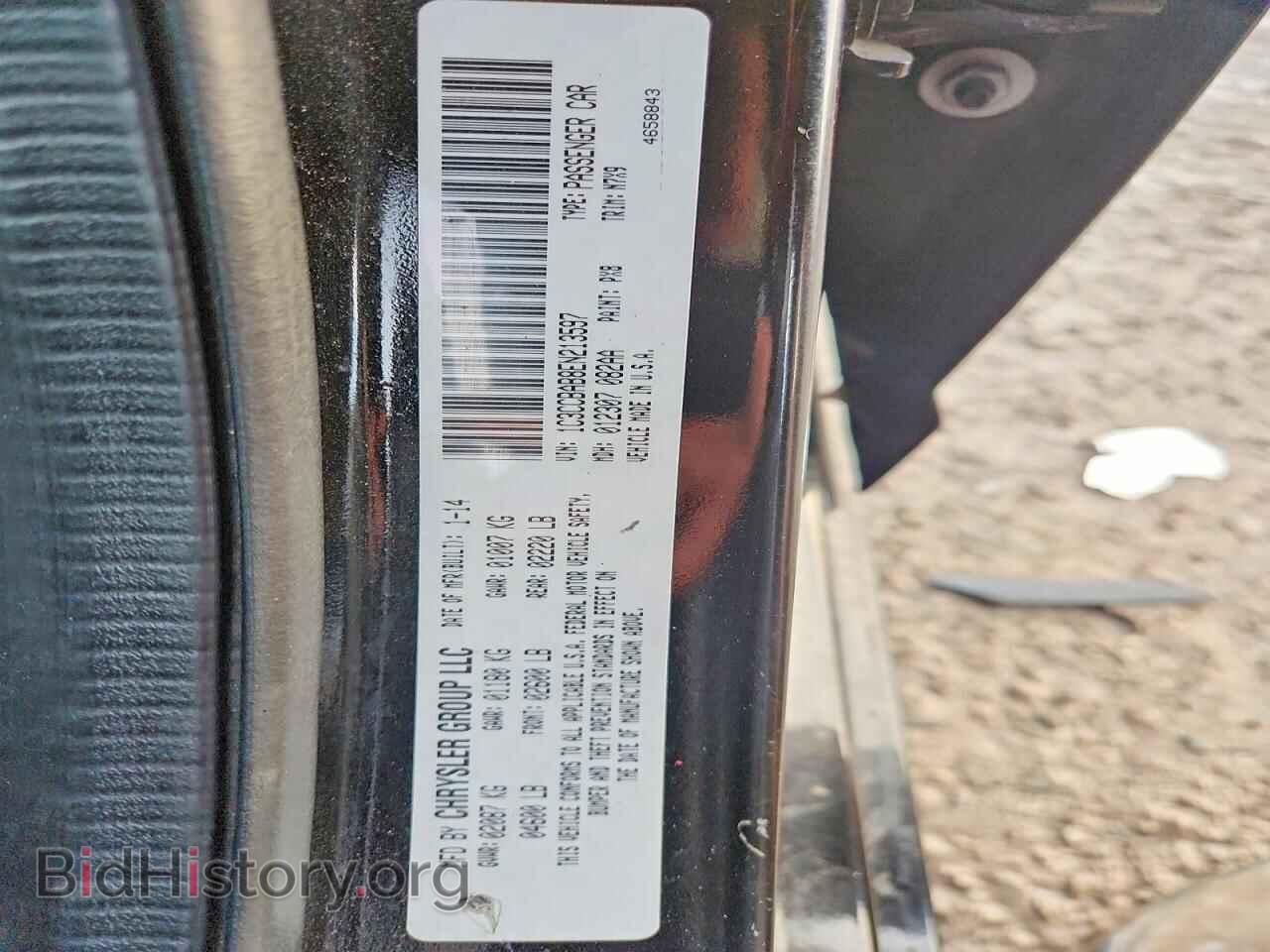 2014 CHRYSLER 200 - VIN: 1C3CCBAB8EN213597 - Фото 13