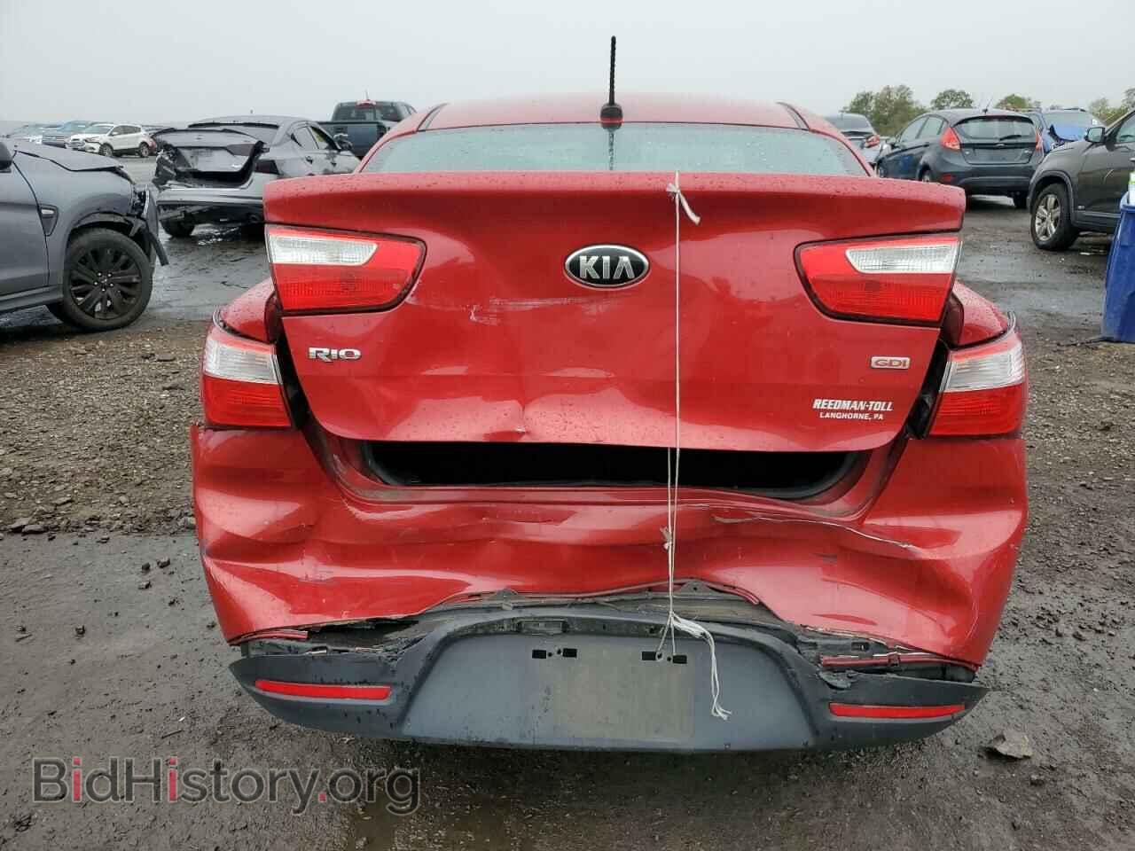 2015 KIA RIO - VIN: KNADM4A38F6507494 - Фото 6