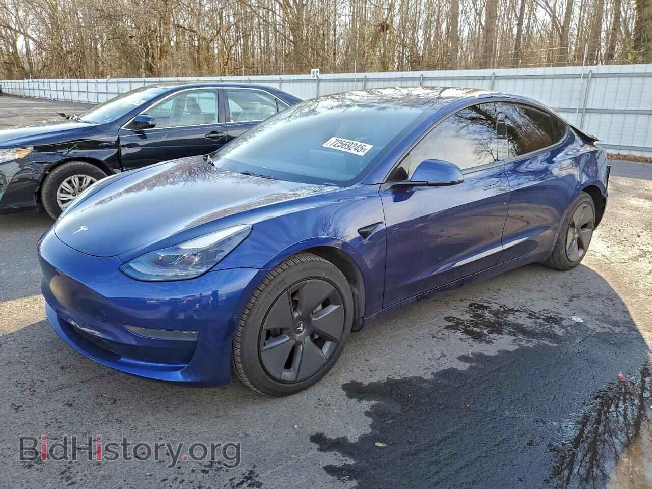 Photo 5YJ3E1EA4MF027571 - TESLA MODEL 3 2021