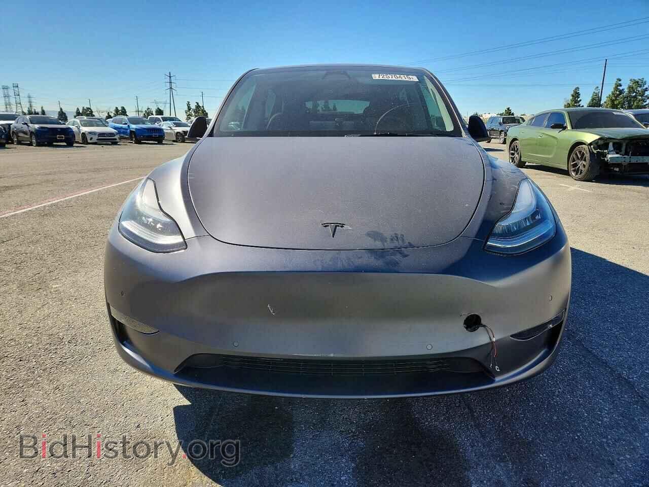 2022 TESLA MODEL Y - VIN: 7SAYGDEE3NA021752 - Фото 5
