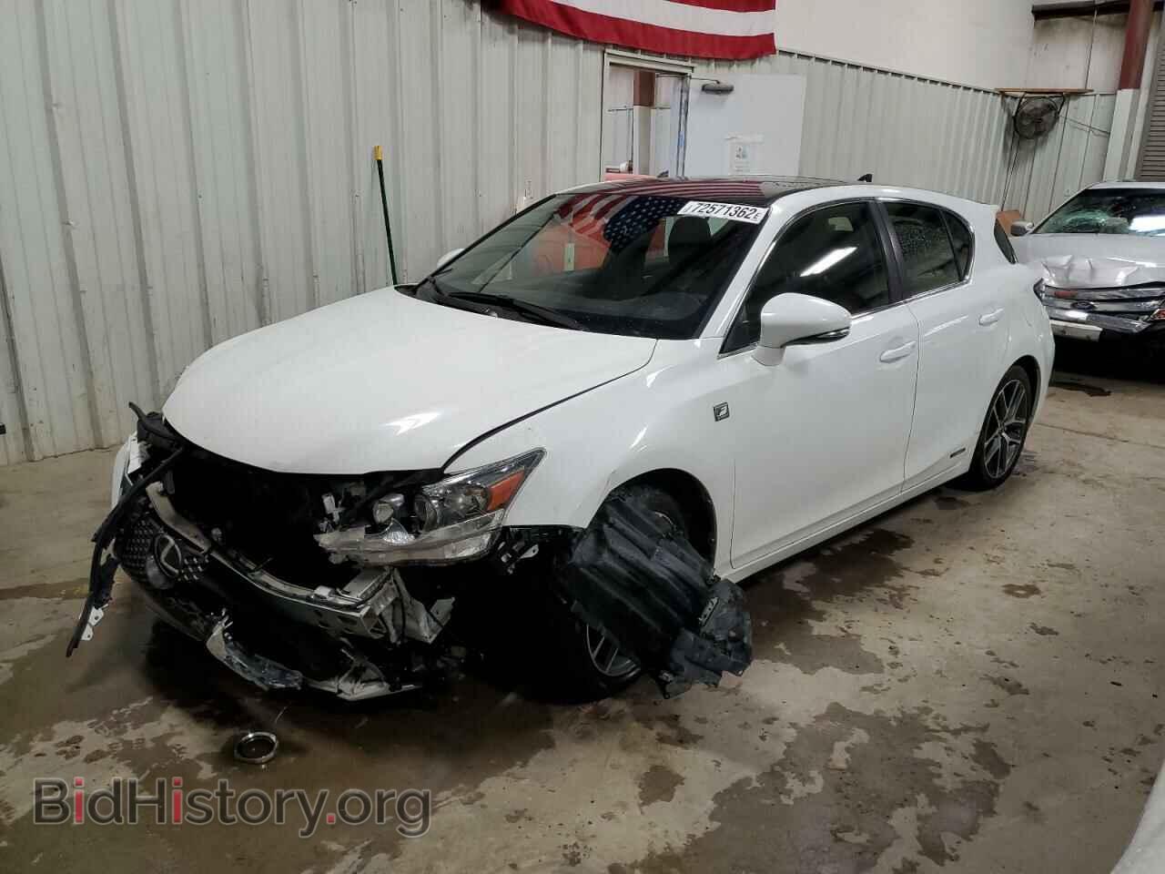 Photo JTHKD5BHXF2240052 - LEXUS CT 200 2015