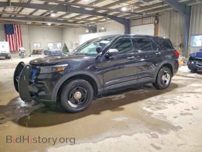 2020 Ford EXPLORER Police Interceptor, black — VIN 1FM5K8AB2LGA84019, Copart