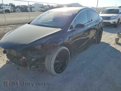 2020 Tesla MODEL X, черный — VIN 5YJXCAE45LF299904, Copart