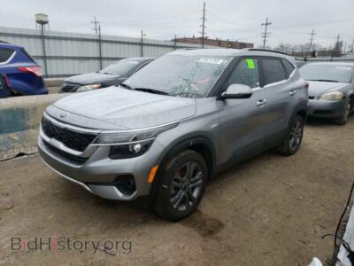 2021 Kia SELTOS Seltos S, серый — VIN KNDEUCAA2M7222913, Copart
