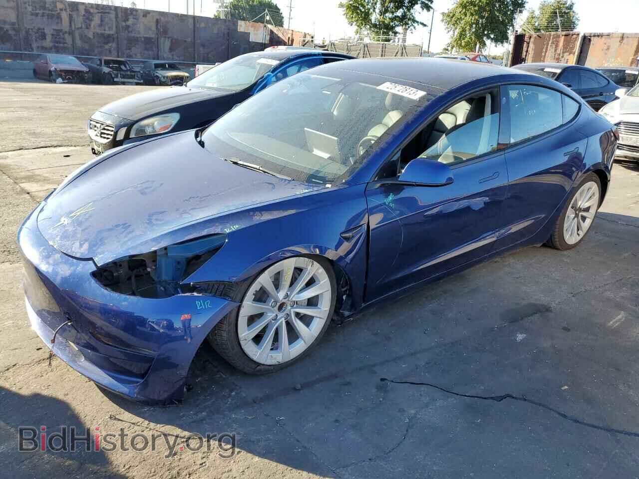 Photo 5YJ3E1EA8NF145480 - TESLA MODEL 3 2022