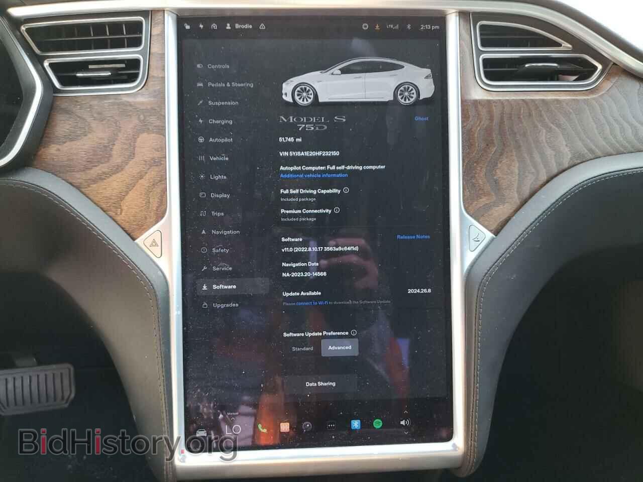 2017 TESLA MODEL S - VIN: 5YJSA1E20HF232150 - Photo 9