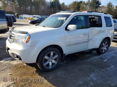 2013 Honda PILOT Touring, white — VIN 5FNYF4H99DB018998, Copart