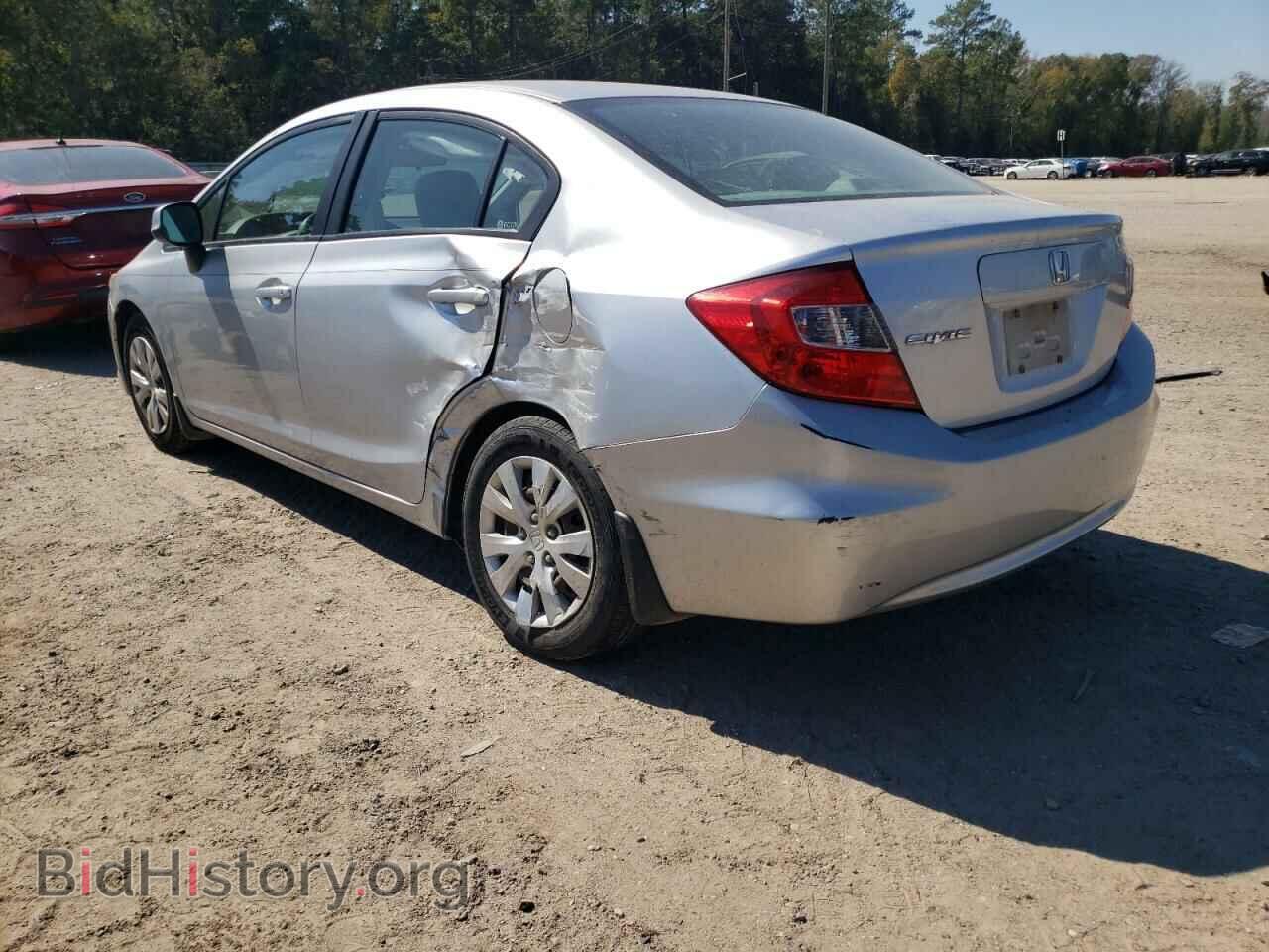 2012 HONDA CIVIC - VIN: 2HGFB2F57CH587382 - Фото 2