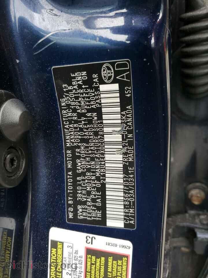 2013 TOYOTA COROLLA - VIN: 2T1BU4EEXDC078001 - Photo 13