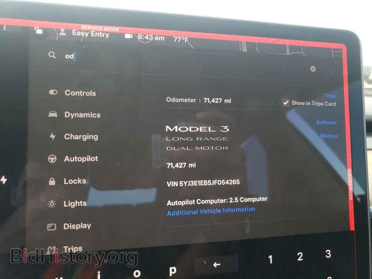 2018 TESLA MODEL 3 - VIN: 5YJ3E1EB5JF054265 - Photo 9