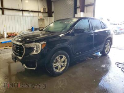 2022 GMC TERRAIN SLE, black — VIN 3GKALTEV0NL178054, Copart