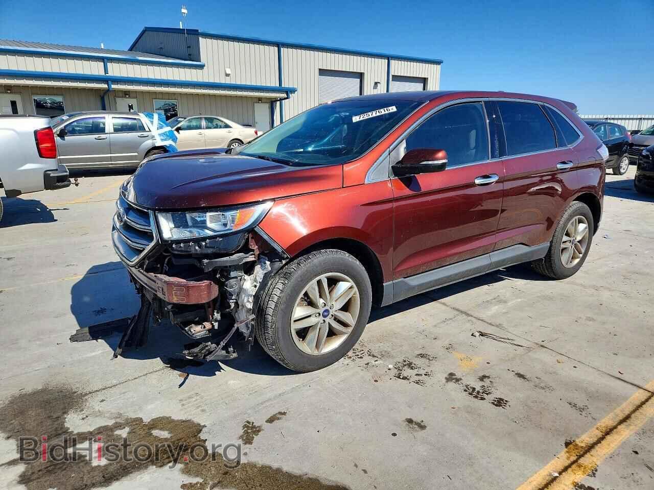 2016 Ford EDGE (VIN 2FMPK4J99GBB72108) — photo 1 of 13, Copart, damage: front end